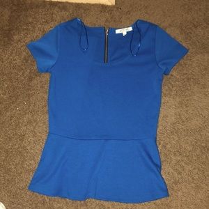 Blue mini skit shirt||kids